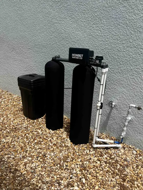 Dual tank whole-home water system installed at a Florida home